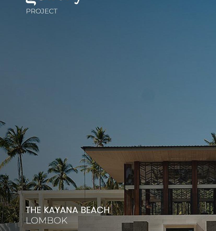 The Kayana Beach, Lombok: villas and pool at dusk